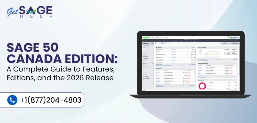 Sage 50 Canada 2026 edition release